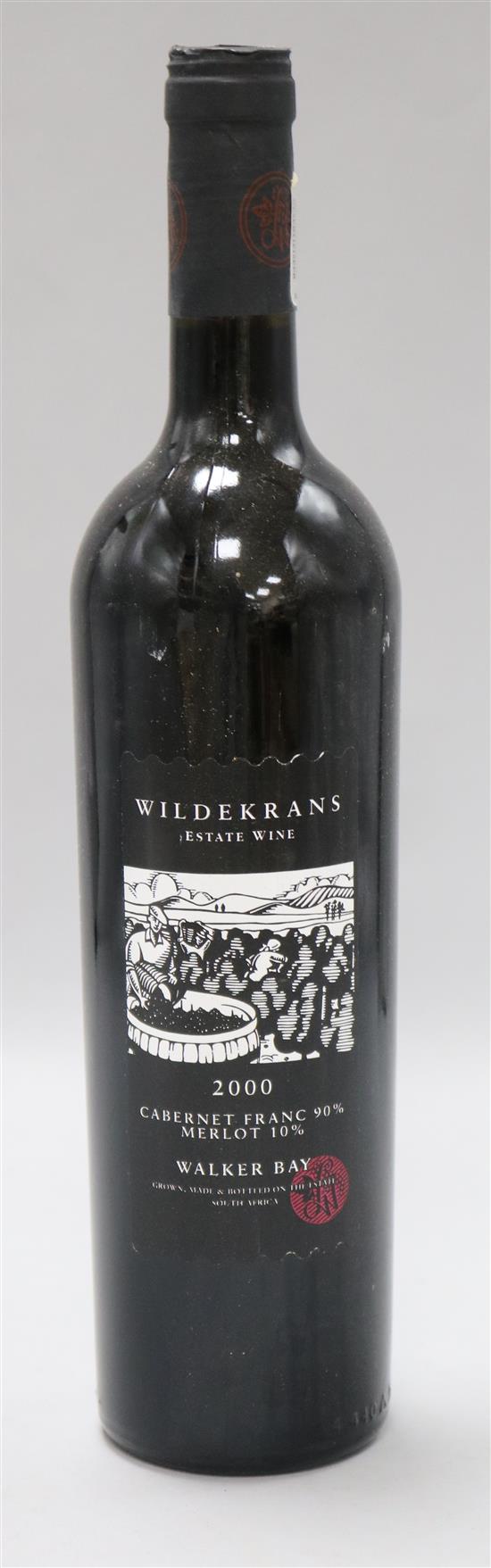 Eleven bottles of Wilderkrans, Walker Bay Pinotage, 1999(8) & 2000(3).